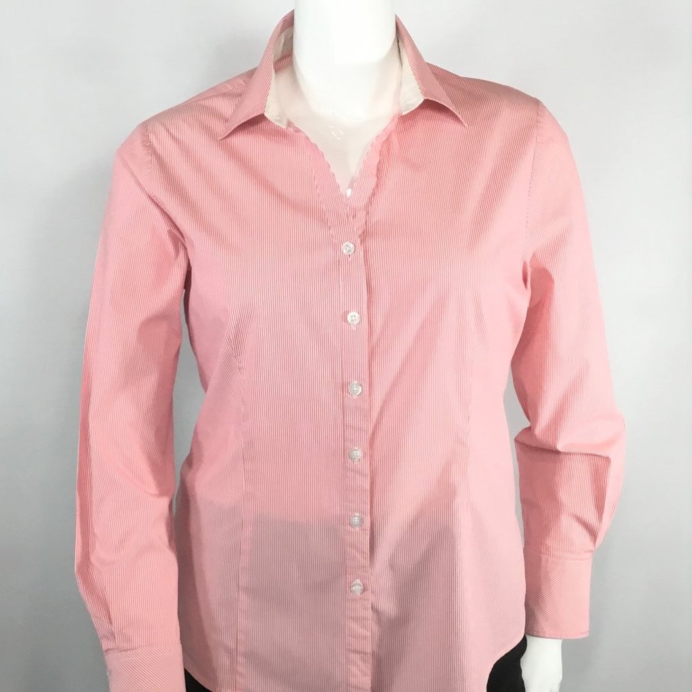 Haggar Peppermint Striped Shirt